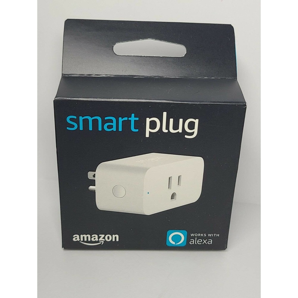 Amazon Smart Plug White 3 Prong Single Socket WiFi Indoor use Works with Alexa